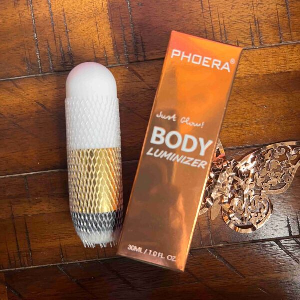 Phoera Body Luminizer Body Shimmer Oil With Brush - Bronze 30ml