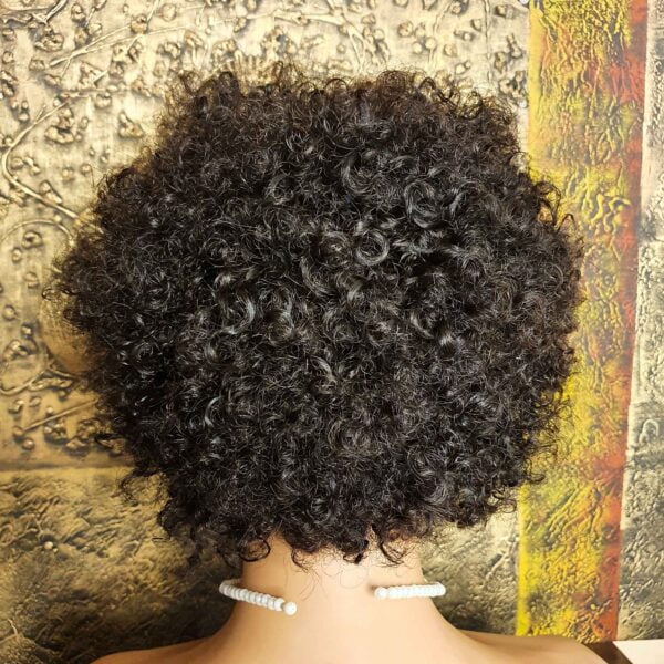 human hair afro wig