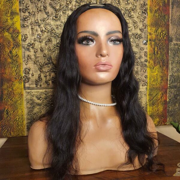 Human Hair Bodywave U Part Wig 18 Inch