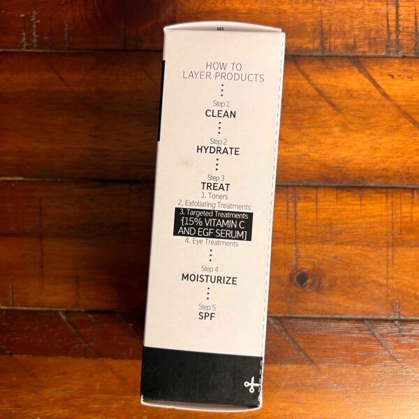 The INKEY List 15% Vitamin C & EGF Brightening Serum 30ml