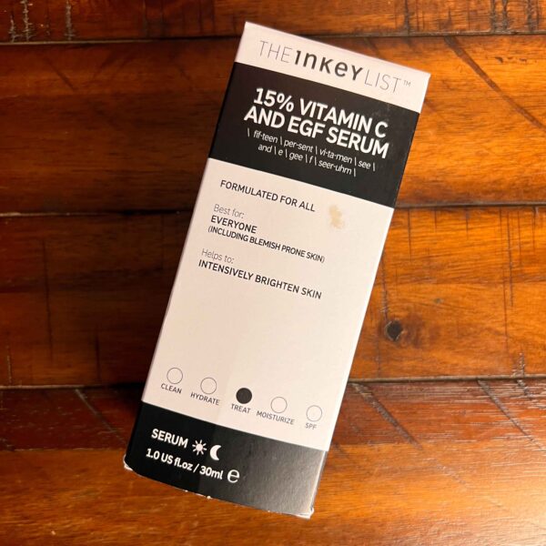 The INKEY List 15% Vitamin C & EGF Brightening Serum 30ml