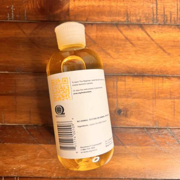 Acne.org Organic Jojoba Oil 8 oz.